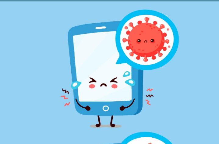 Desinfección del celular